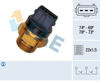 FAE 37935 Temperature Switch, radiator fan