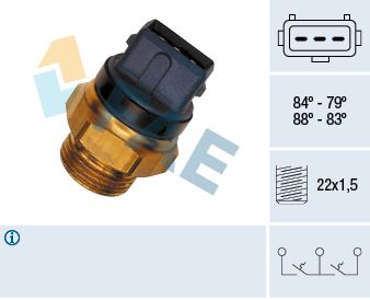 FAE 37940 Temperature Switch, radiator fan
