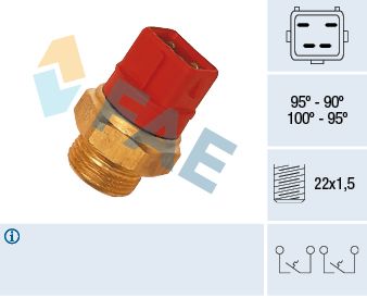 FAE 37960 Temperature Switch, radiator fan