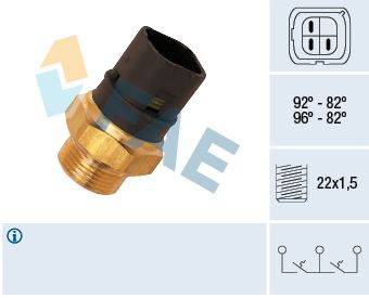 FAE 37980 Temperature Switch, radiator fan