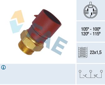 FAE 38040 Temperature Switch, radiator fan