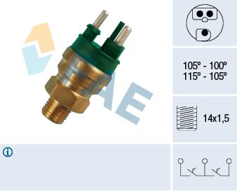 FAE 38130 Temperature Switch, radiator fan