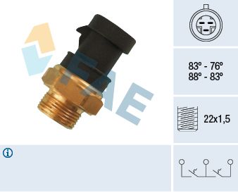 FAE 38200 Temperature Switch, radiator fan