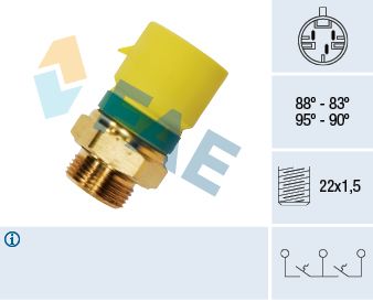 FAE 38210 Temperature Switch, radiator fan