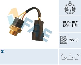 FAE 38220 Temperature Switch, radiator fan