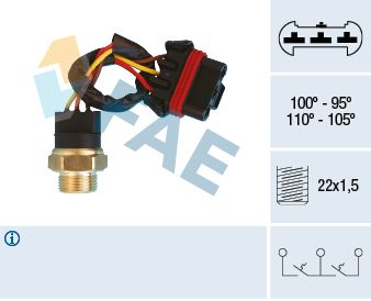FAE 38290 Temperature Switch, radiator fan