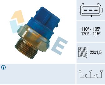 FAE 38330 Temperature Switch, radiator fan