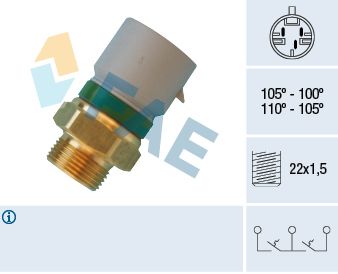 FAE 38350 Temperature Switch, radiator fan