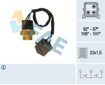 FAE 38400 Temperature Switch, radiator fan