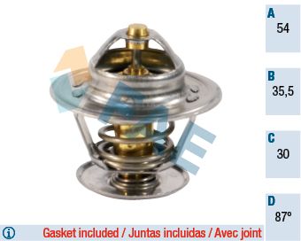 FAE 5303987 Thermostat, coolant