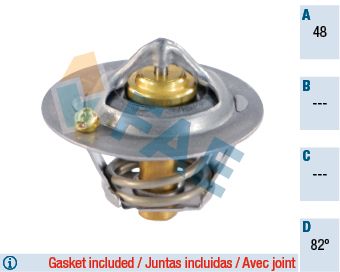 Thermostat, coolant FAE 5323282