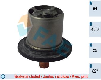 FAE 5331082 Thermostat, coolant