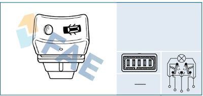 Switch, door lock system FAE 61250