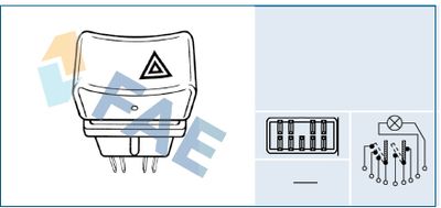 Hazard Warning Light Switch FAE 61270