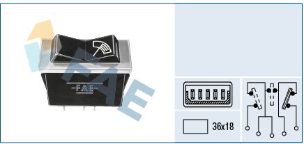 FAE 62500 Wiper Switch