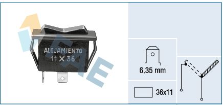 FAE 62900 Blower Switch, heating/ventilation