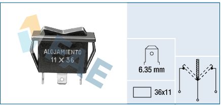 FAE 62910 Blower Switch, heating/ventilation