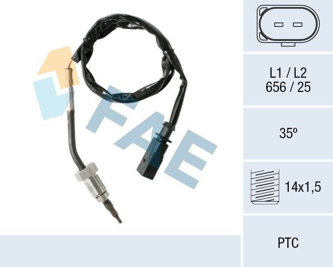 FAE 68001 Sensor, exhaust gas temperature