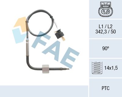 Sensor, exhaust gas temperature FAE 68004