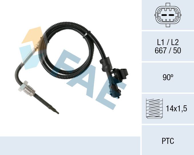 FAE 68006 Sensor, exhaust gas temperature