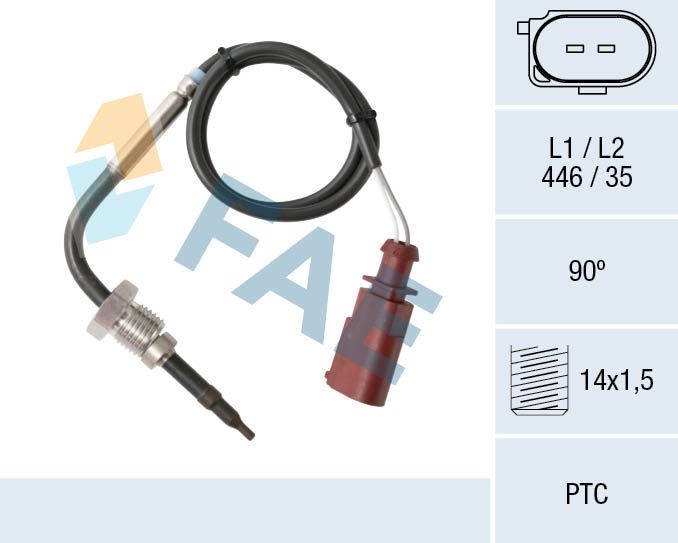 FAE 68011 Sensor, exhaust gas temperature