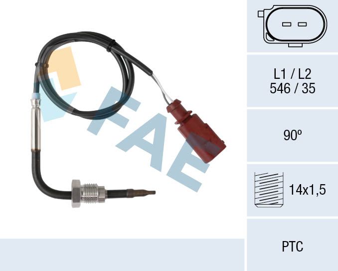 FAE 68016 Sensor, exhaust gas temperature