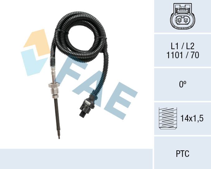 FAE 68022 Sensor, exhaust gas temperature