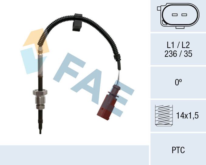 FAE 68033 Sensor, exhaust gas temperature