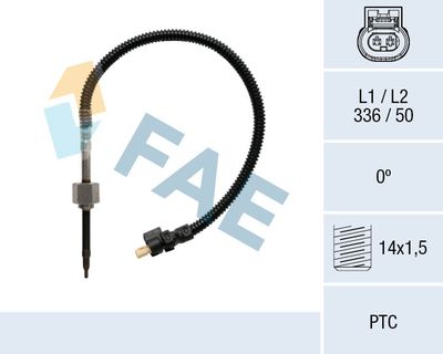 Sensor, exhaust gas temperature FAE 68034