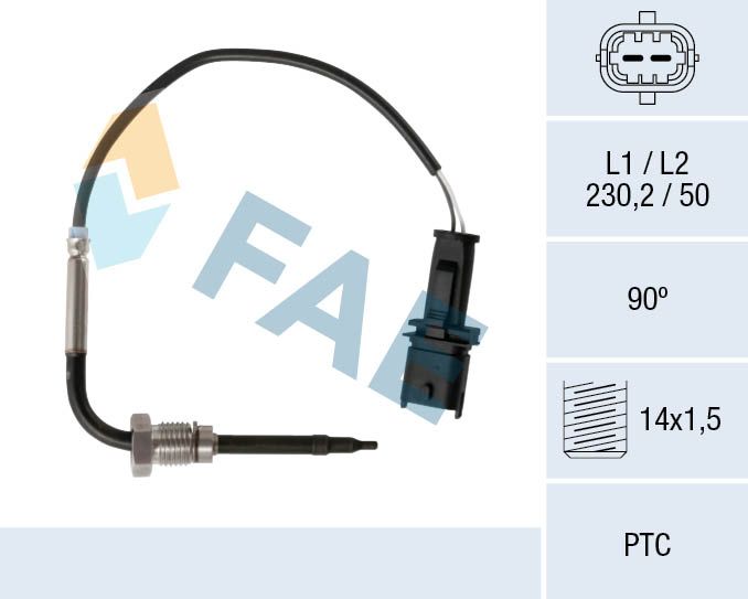 FAE 68037 Sensor, exhaust gas temperature