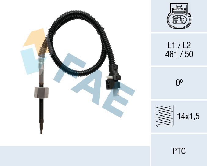 FAE 68040 Sensor, exhaust gas temperature
