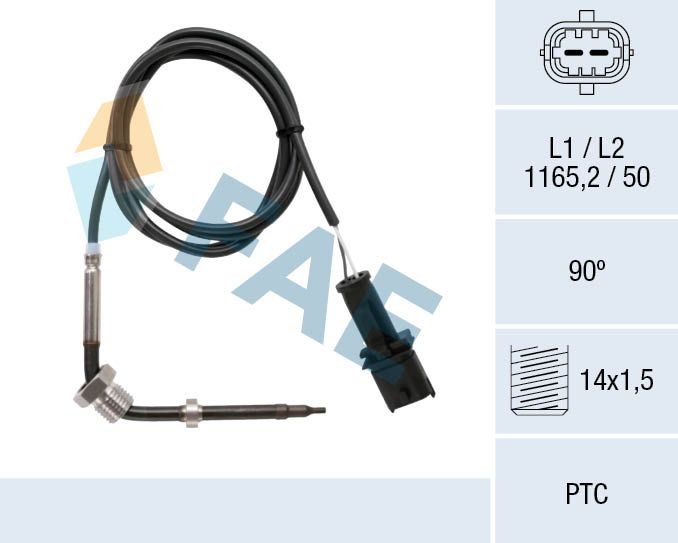 FAE 68044 Sensor, exhaust gas temperature