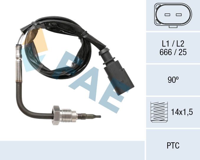 FAE 68048 Sensor, exhaust gas temperature