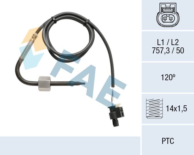 FAE 68050 Sensor, exhaust gas temperature