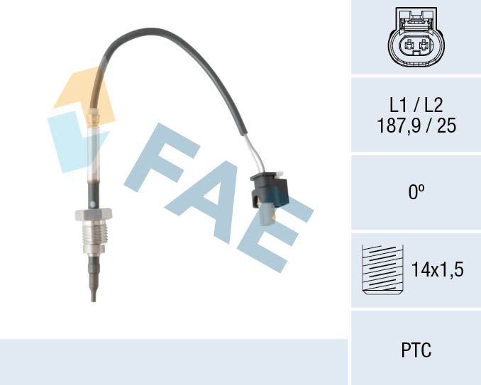 FAE 68052 Sensor, exhaust gas temperature