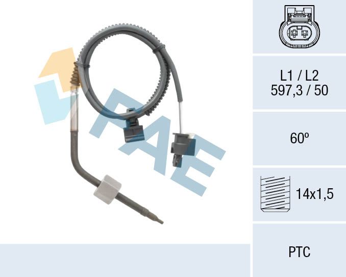 FAE 68054 Sensor, exhaust gas temperature