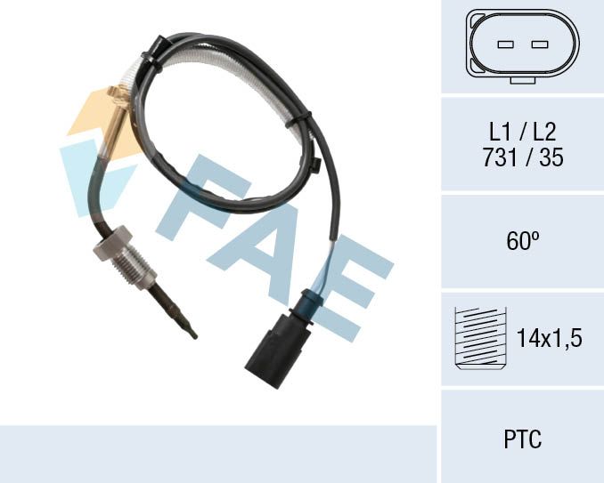 FAE 68056 Sensor, exhaust gas temperature