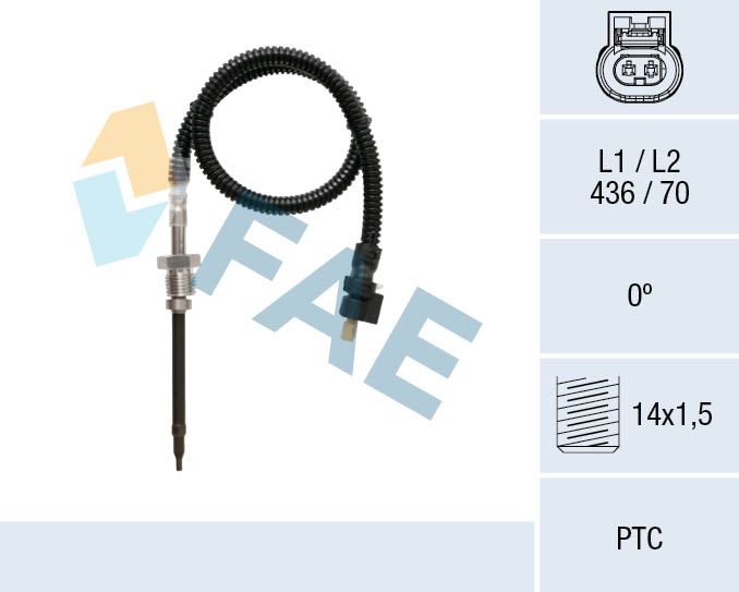 FAE 68060 Sensor, exhaust gas temperature