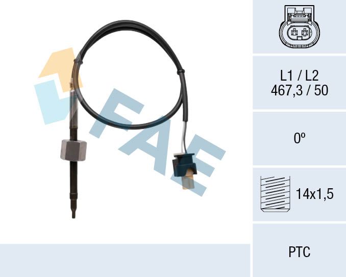 FAE 68071 Sensor, exhaust gas temperature