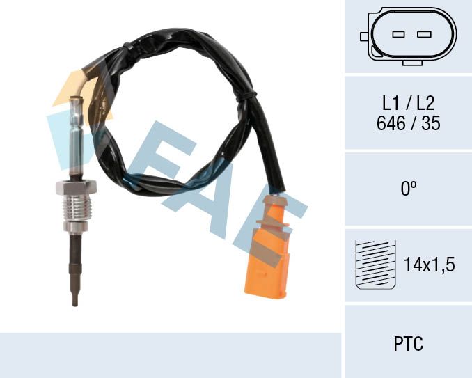 FAE 68076 Sensor, exhaust gas temperature