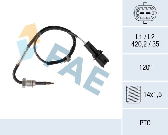 FAE 68082 Sensor, exhaust gas temperature