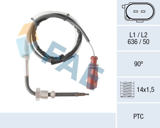 FAE 68090 Sensor, exhaust gas temperature