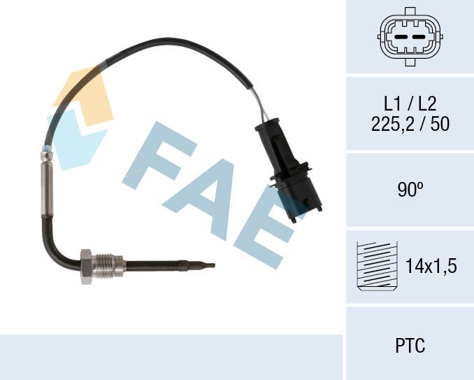 FAE 68091 Sensor, exhaust gas temperature