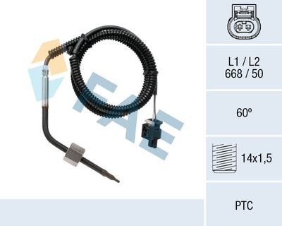 Sensor, exhaust gas temperature FAE 68094