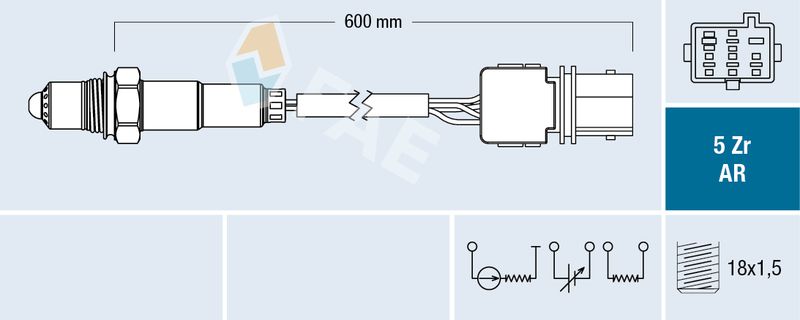 FAE 75004 Lambda Sensor