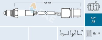 Lambda Sensor FAE 75017