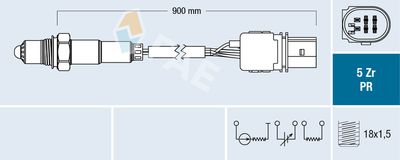 Lambda Sensor FAE 75032
