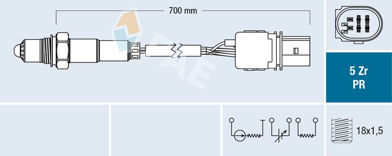 FAE 75034 Lambda Sensor