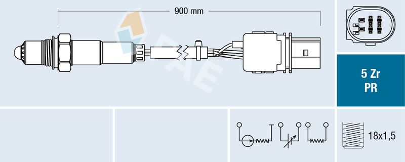 FAE 75040 Lambda Sensor