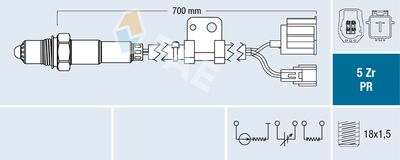 Lambda Sensor FAE 75088